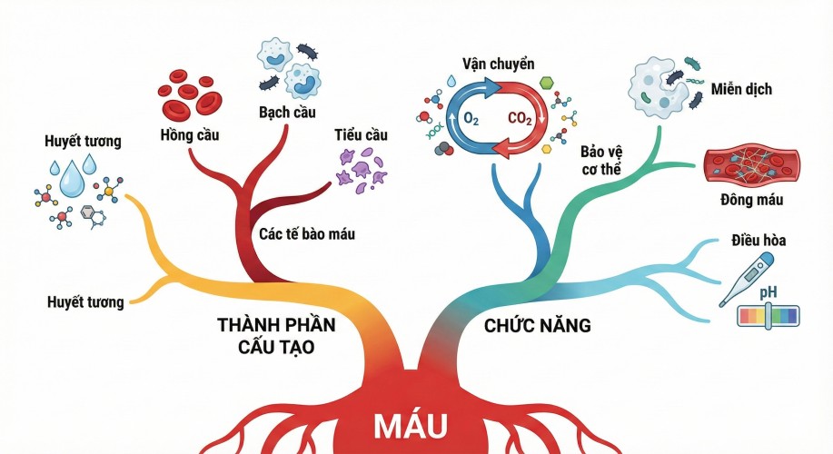 mindmap t&oacute;m tắt b&agrave;i