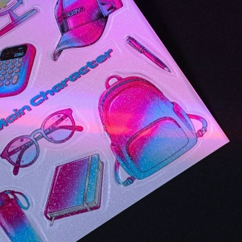 STICKER XƯỚC - Glass Metal